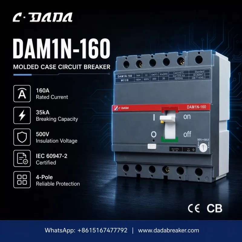 حفاظت دقیق برای شبکه های صنعتی: C·DADA DAM1N-160 MCCB